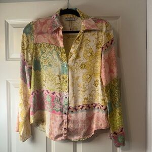 Zara Multicolor Patterned Shirt